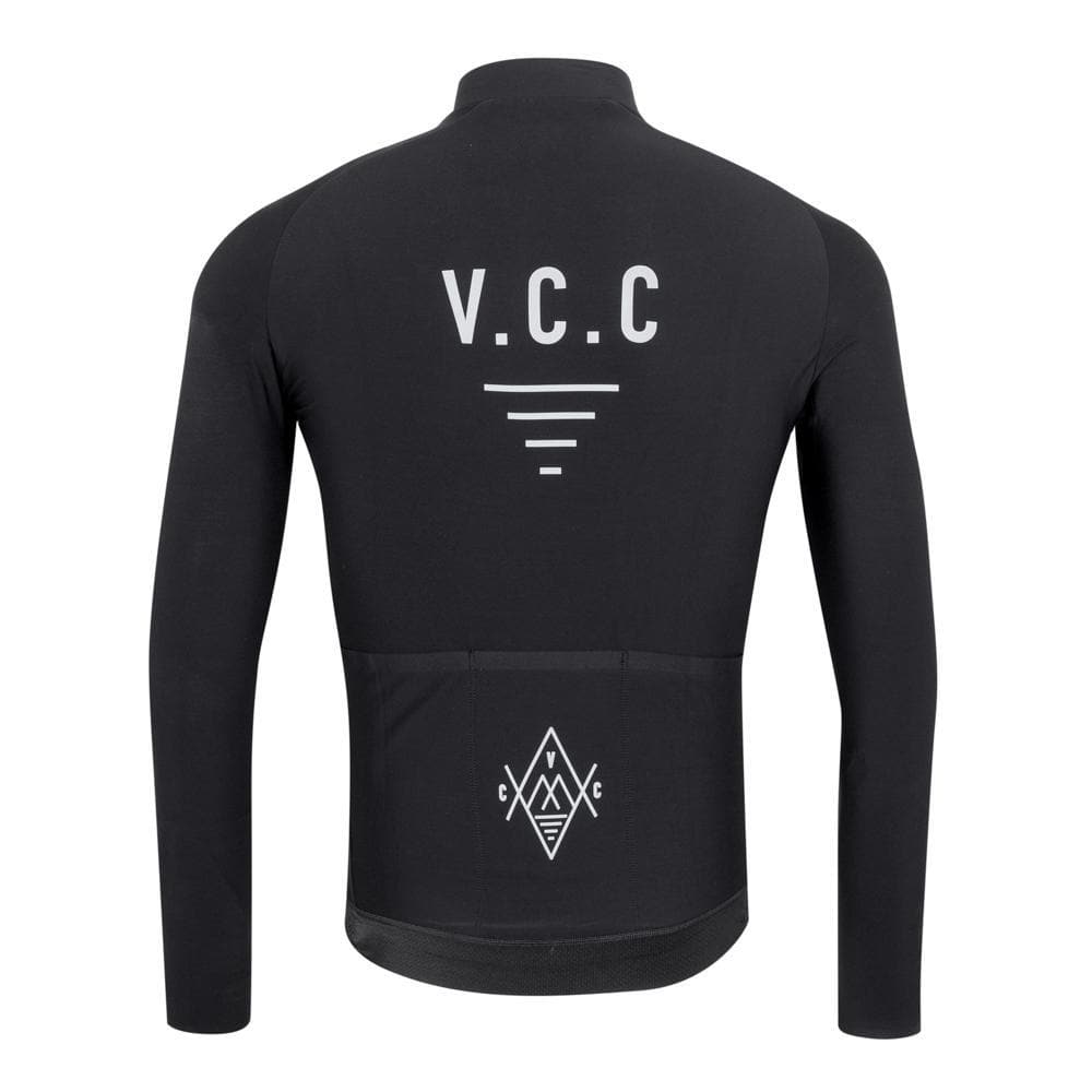 VELODROM Cycling Coterie Long Sleeve Thermal Jersey - Black Default Velodrom Barcelona 