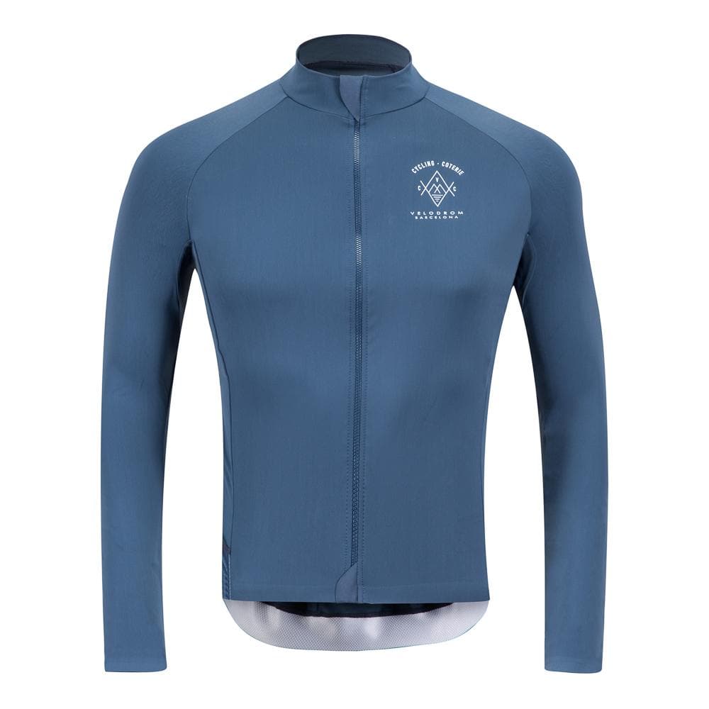 VELODROM Cycling Coterie Long Sleeve Thermal Jersey - Deep Blue Default Velodrom Barcelona 