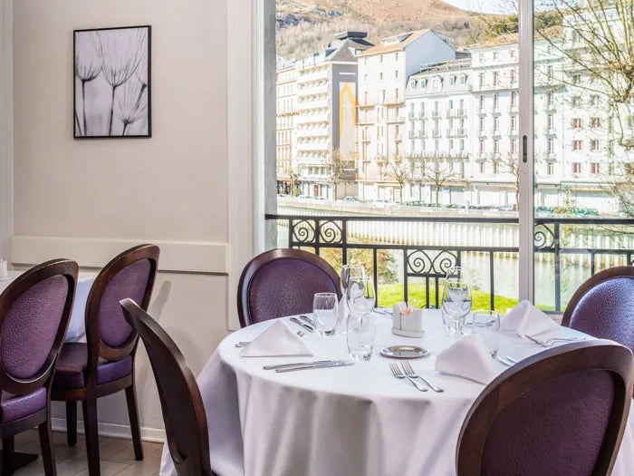 Restaurant med udsigt over Lourdes